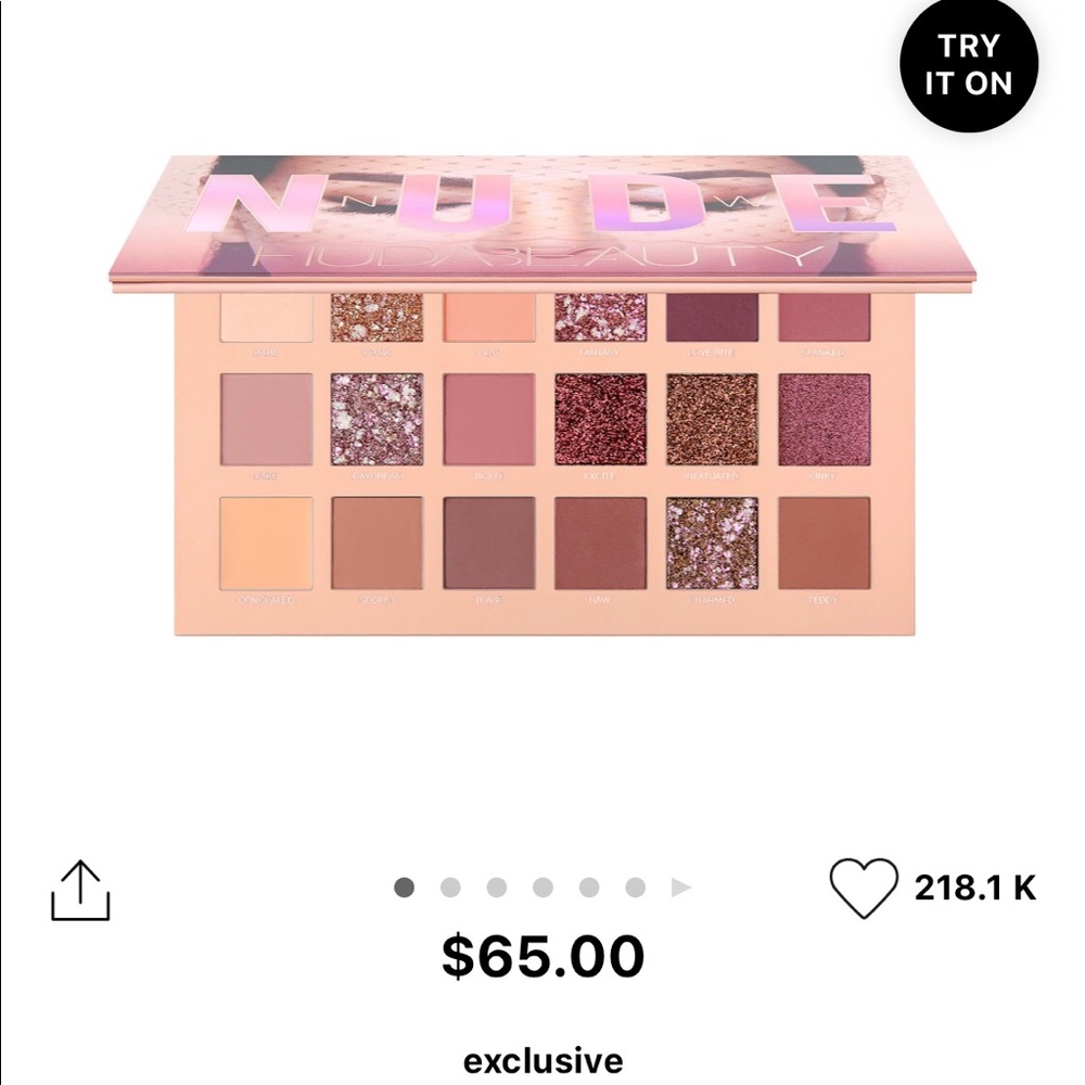 Huda Beauty eyeshadow palette - Picture 1 of 6